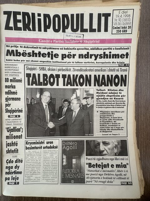 Zëri i Popullit 1998-04-19